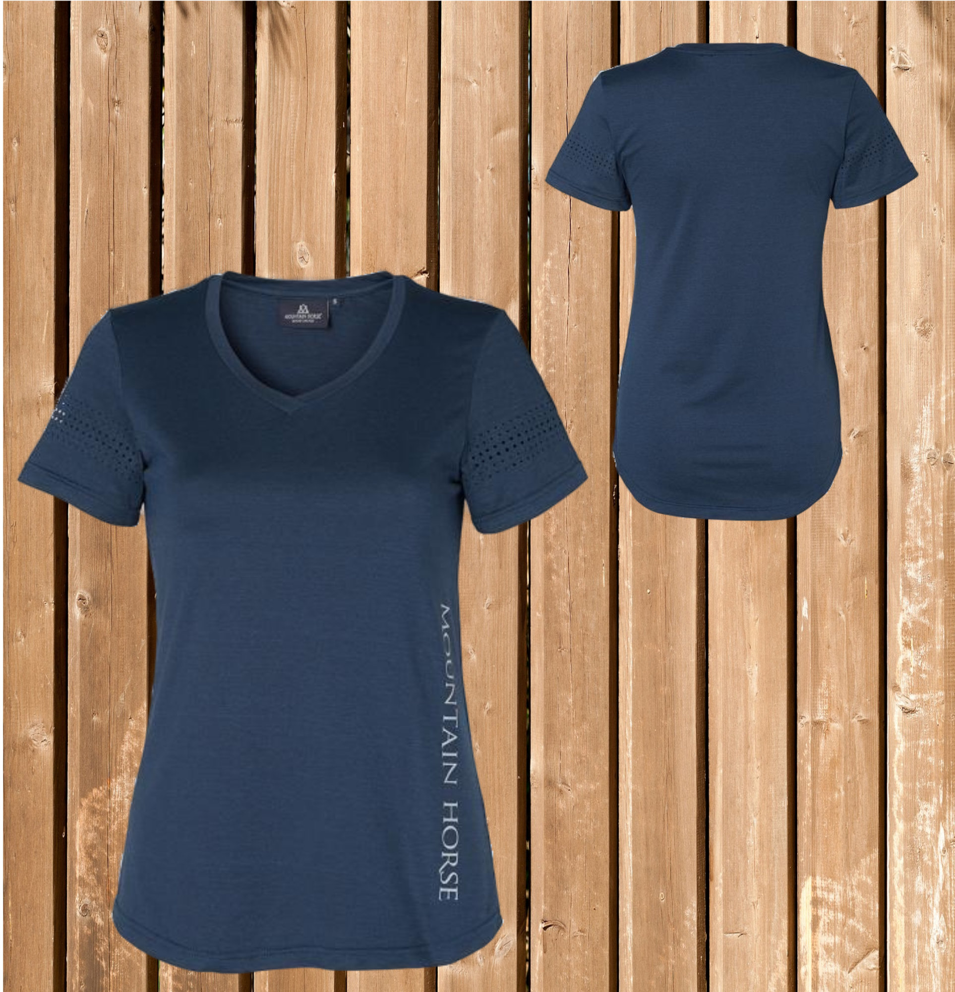 Mountain Horse Tech Top TYRA, Damen Funtionsshirt, dark navy